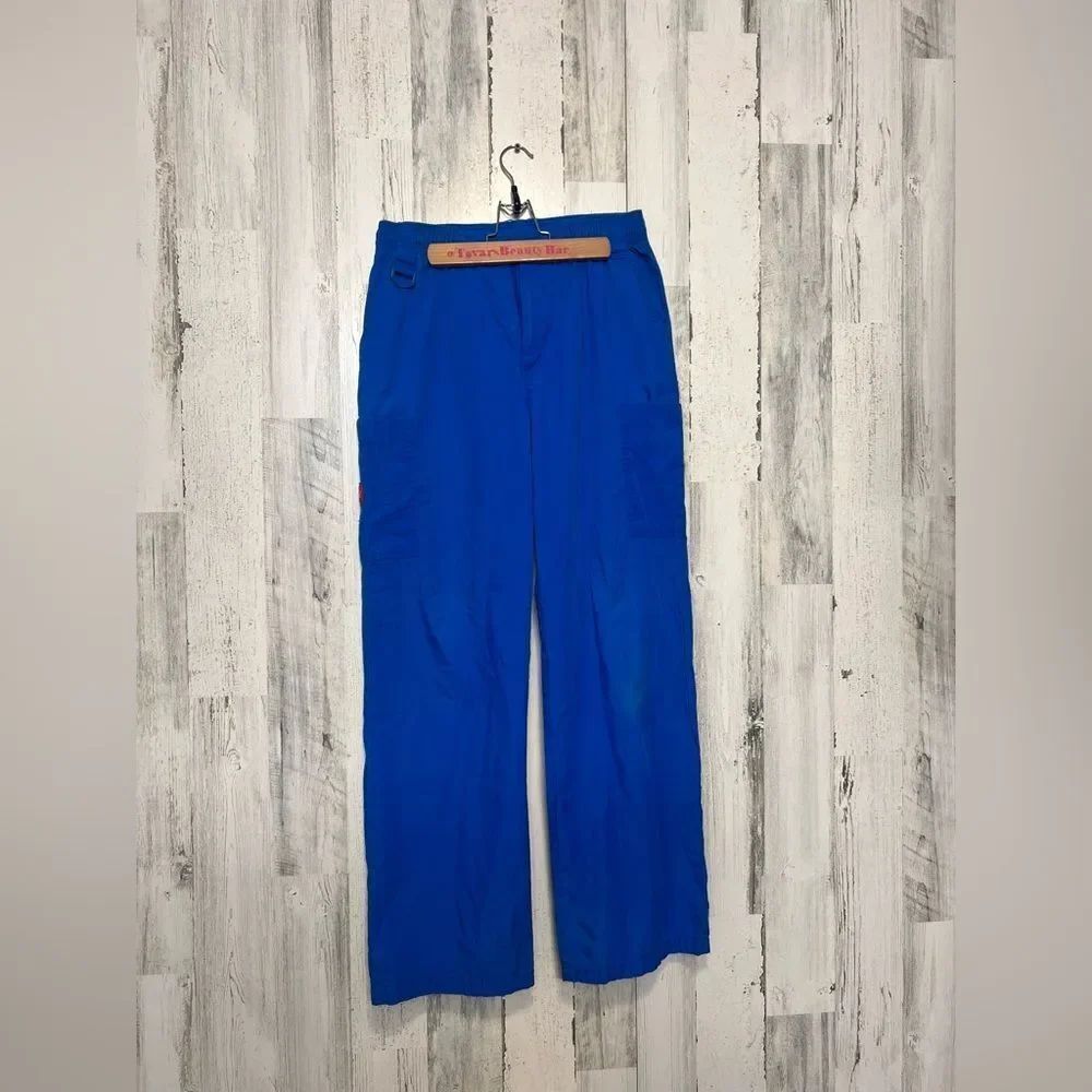 Dickies Royal Blue Cargo Scrub Pants Unisex Small Medium